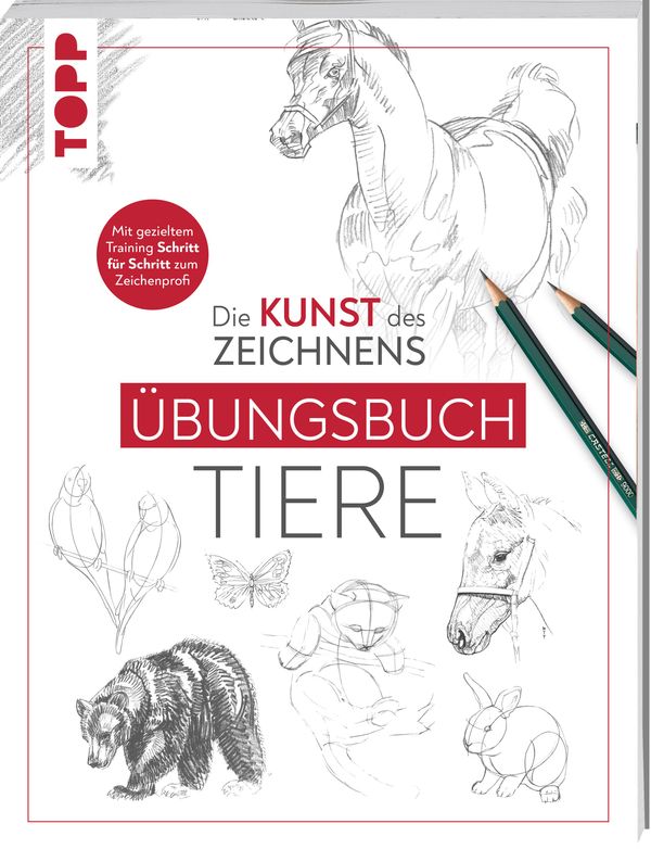 Die Kunst des Zeichnens - Tiere Übungsbuch (Buch)