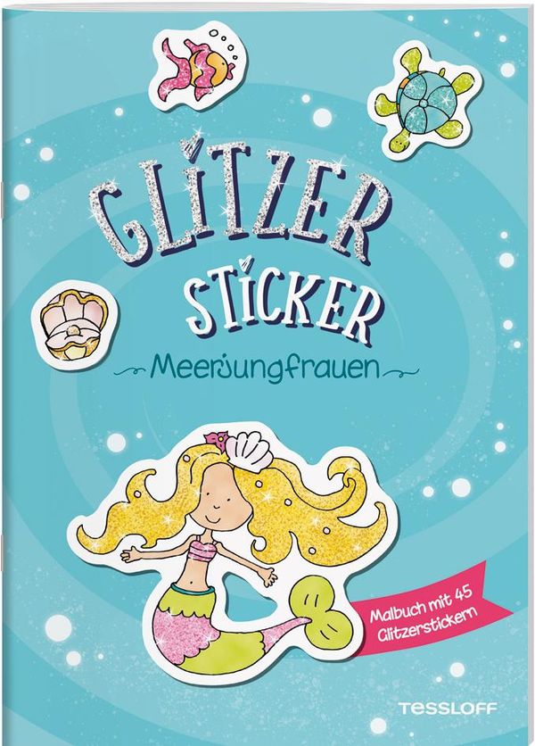 Glitzer-Sticker Malbuch. Meerjungfrauen (Buch)