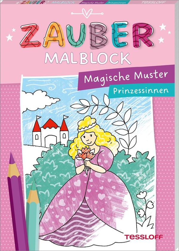 Zaubermalblock. Magische Muster. Prinzessinnen (Buch)