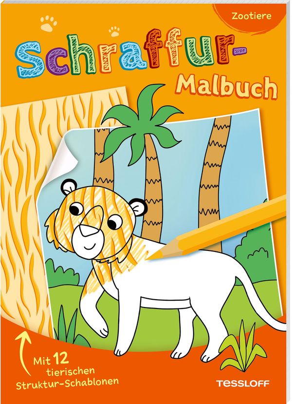 Schraffur-Malbuch. Zootiere (Buch)