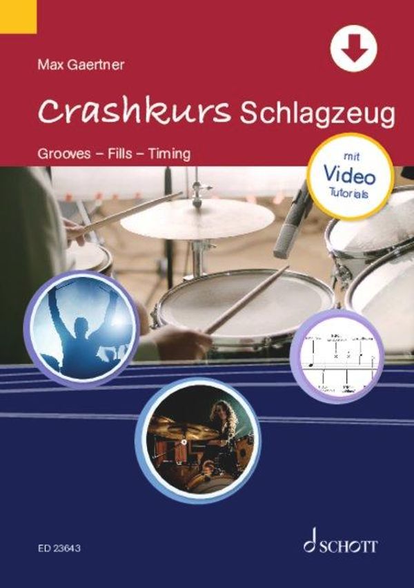Crashkurs Schlagzeug - Max Gaertner (Buch)