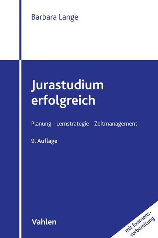 Jurastudium erfolgreich - Barbara Lange (Buch)