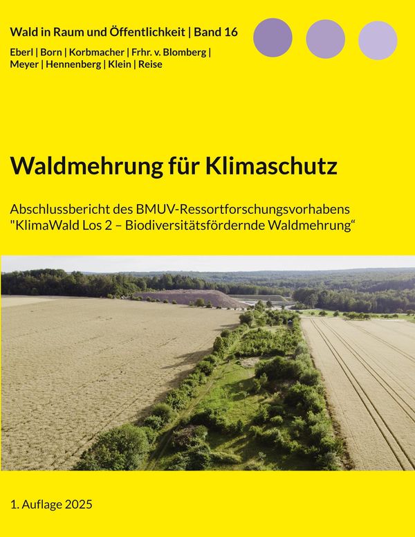 Waldmehrung für Klimaschutz - Justus Eberl (Buch)