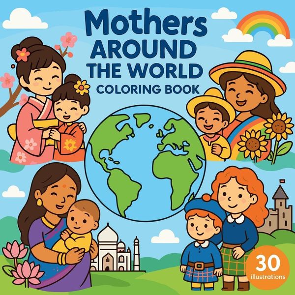 Mothers Around the World - Coloring Book - Chris Martin (Buch)