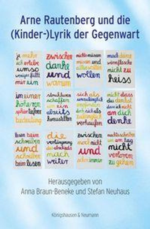 Arne Rautenberg und die (Kinder-)Lyrik der Gegenwart (Buch)