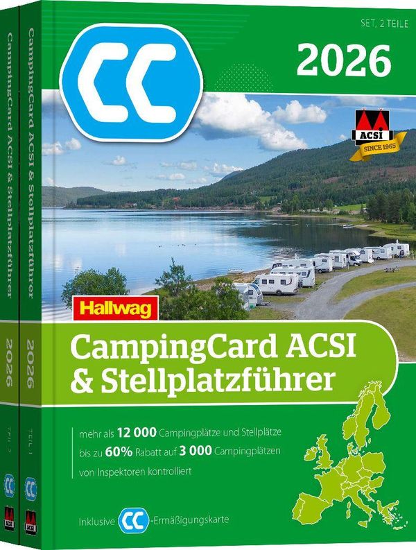 ACSI CampingCard & Stellplatzführer 2026 (Buch)