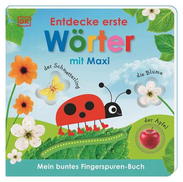 Mein buntes Fingerspuren-Buch. Entdecke erste Wörter mit Maxi (Buch)