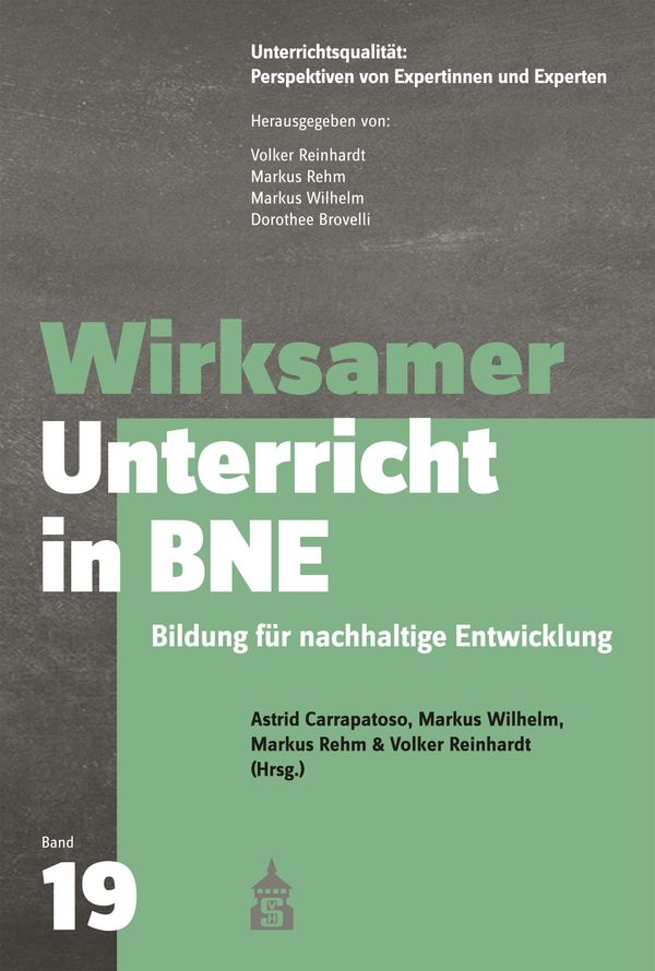 Wirksamer Unterricht in BNE (Buch)