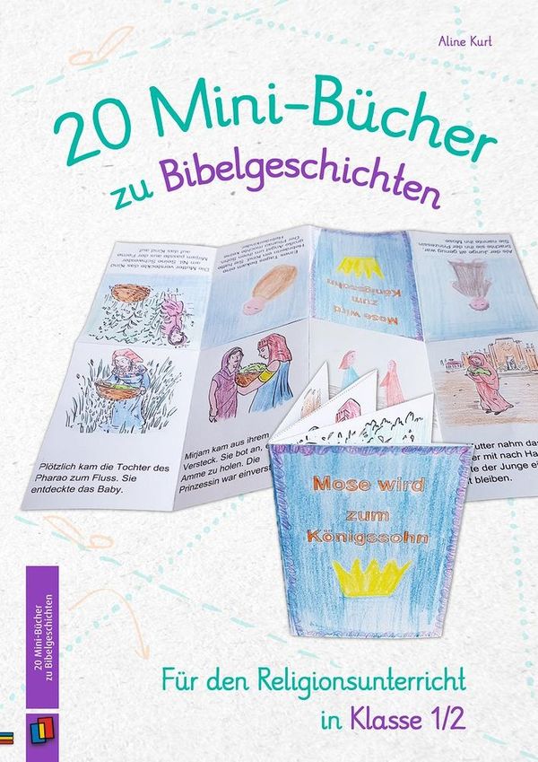20 Mini-Bücher zu Bibelgeschichten - Aline Kurt (Buch)