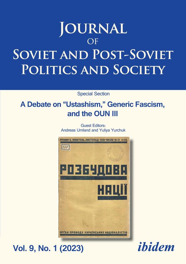 Journal of Soviet and Post-Soviet Politics and Society - Julie Fedor