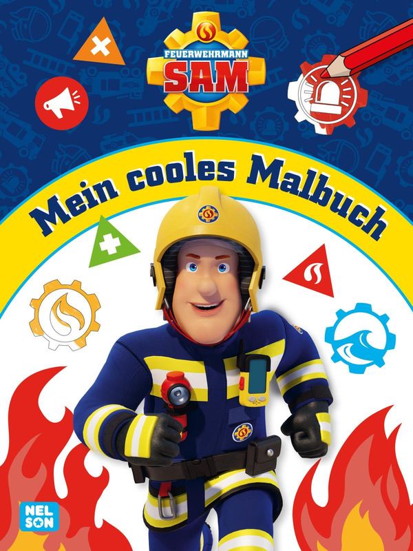 Feuerwehrmann Sam: Mein cooles Malbuch (Buch)