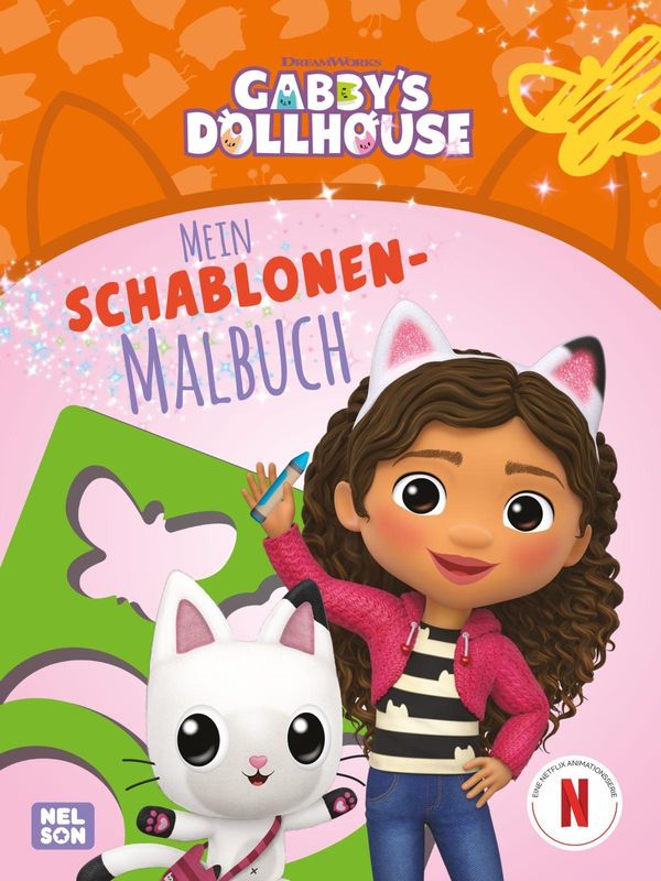 Gabbys Dollhouse: Mein Schablonen-Malbuch (Buch)