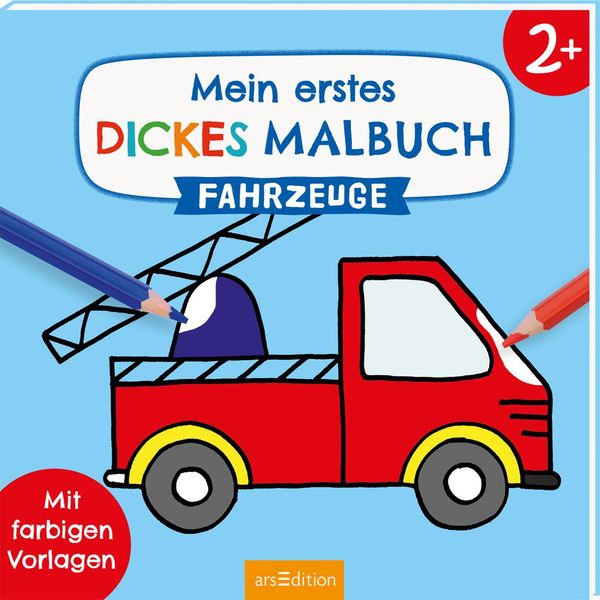 Mein erstes dickes Malbuch Fahrzeuge (Buch)