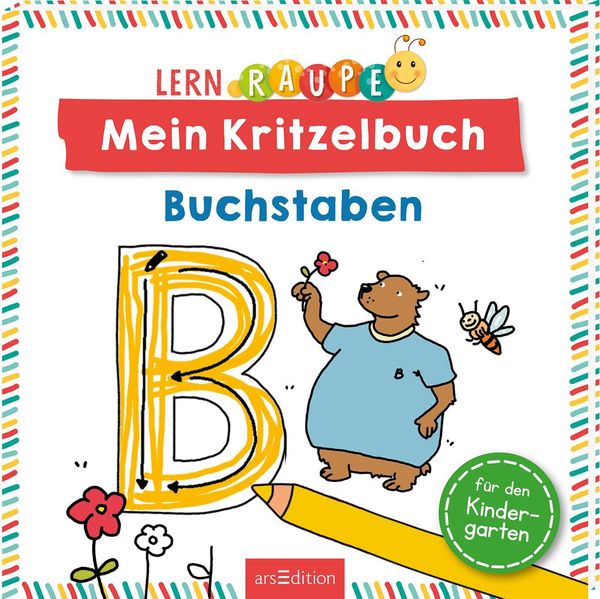 Lernraupe - Mein Kritzelbuch Buchstaben (Buch)