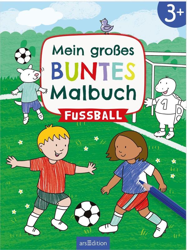 Mein großes buntes Malbuch - Fußball (Buch)
