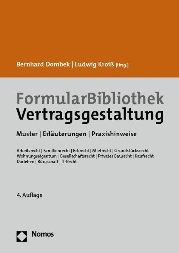 FormularBibliothek Vertragsgestaltung (Buch)