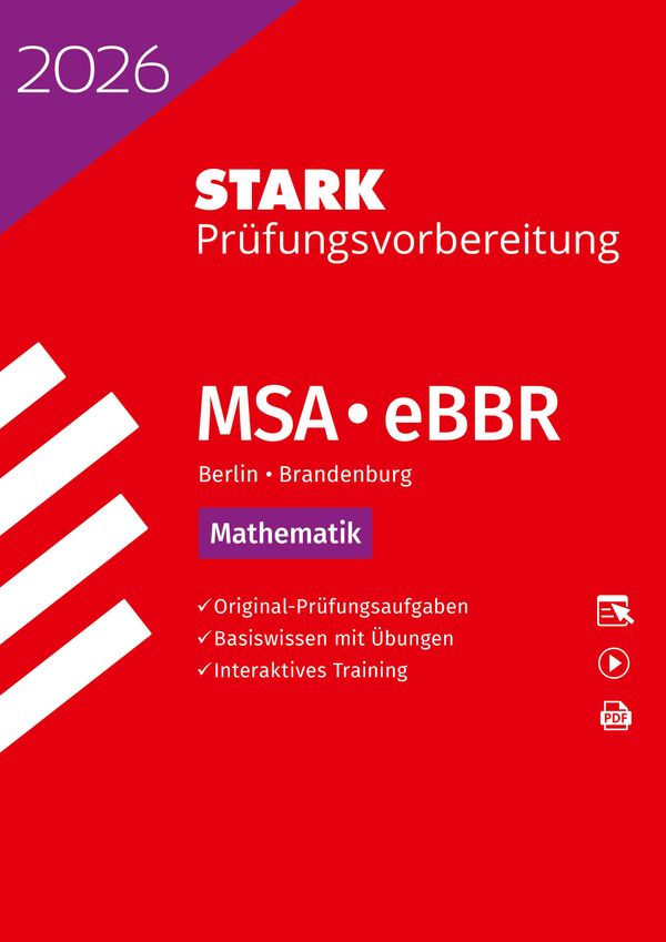 STARK Mathematik - MSA/eBBR 2026 Berlin/Brandenburg - Prüfungsvorbe...