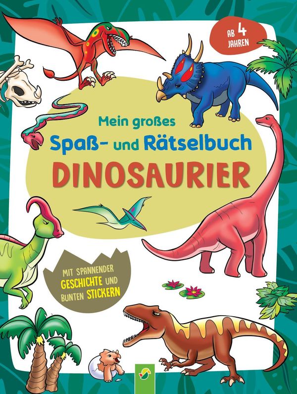 Mein großes Spaß- und Rätselbuch Dinosaurier - Alina Durinic (Buch)
