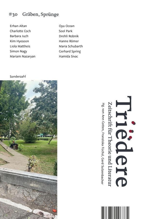 Triëdere #30: Gräben, Sprünge (Buch)