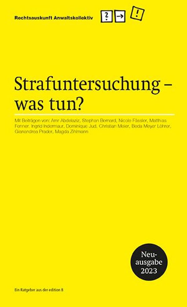 Strafuntersuchung was tun? (Buch)