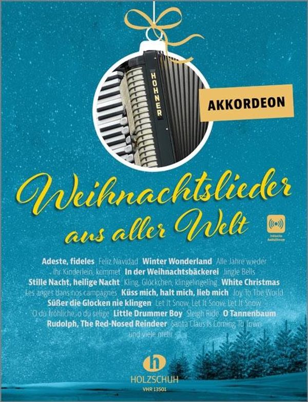 Uwe Sieblitz: Weihnachtslieder aus aller Welt - Akkordeon (Buch)