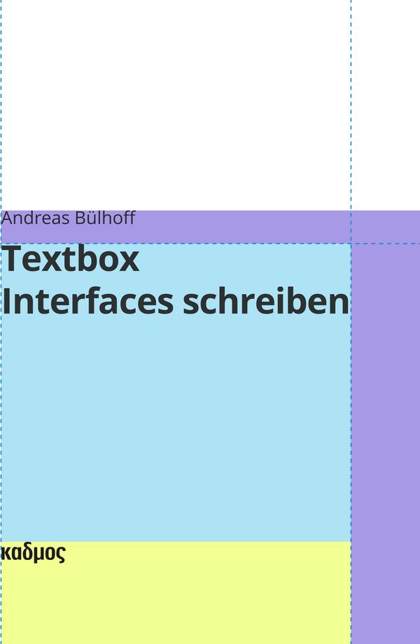 Textbox - Andreas Bülhoff (Buch)