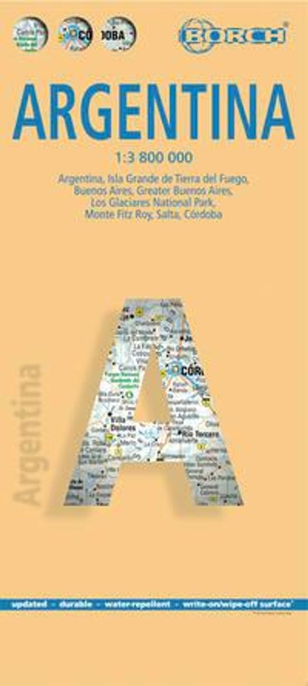 Argentina / Argentinien 1 : 3 800 000. Road Map