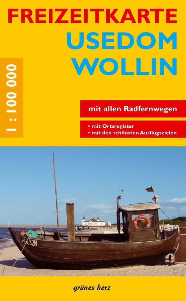 Freizeitkarte Usedom, Wollin