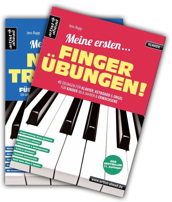 Meine ersten Fingerübungen + Mein erstes Notentraining im Set! (Buch)