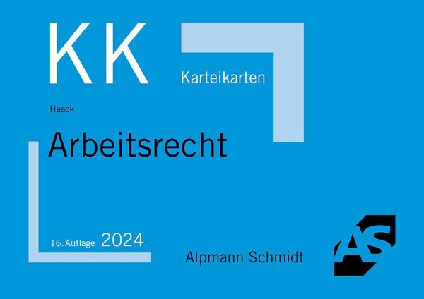 Karteikarten Arbeitsrecht - Claudia Haack (Buch)