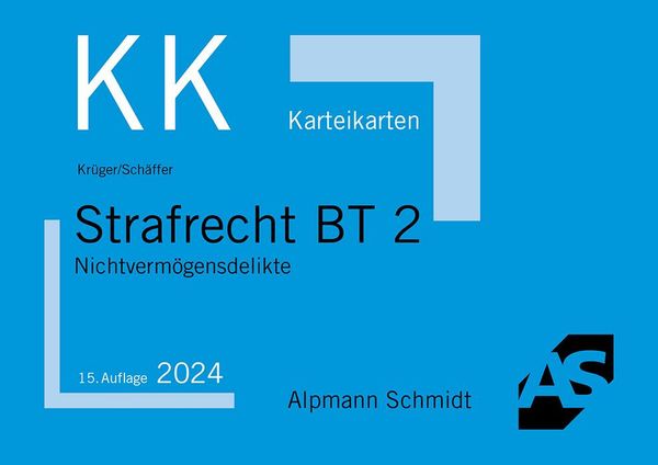 Karteikarten Strafrecht BT 2 - Rolf Krüger (Buch)