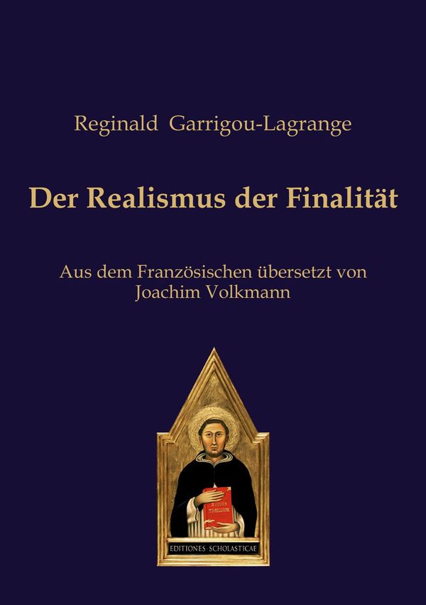 Der Realismus der Finalität - Reginald Garrigou-Lagrange (Buch)