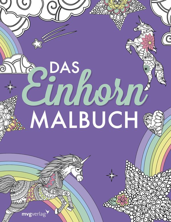 Das Einhorn-Malbuch: Ausmalbuch für Kinder und Erwachsene (Buch)
