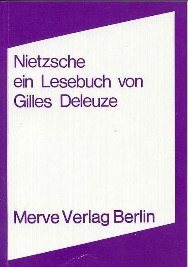 Nietzsche - Gilles Deleuze (Buch)