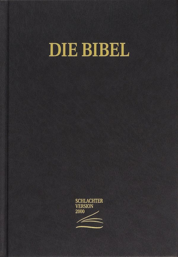 Schlachter 2000 Bibel - Großdruckausgabe (Hardcover, schwarz) (Buch)