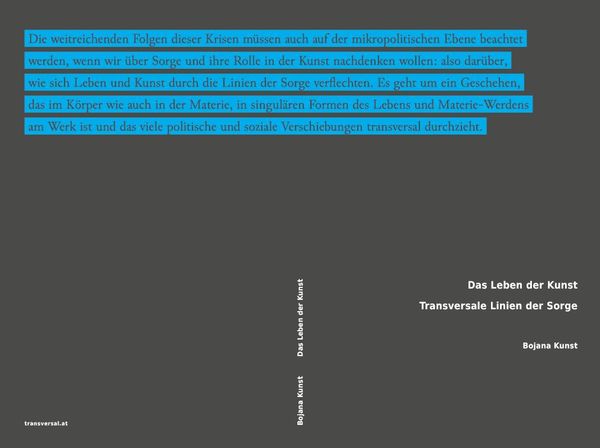 Das Leben der Kunst - Bojana Kunst (Buch)