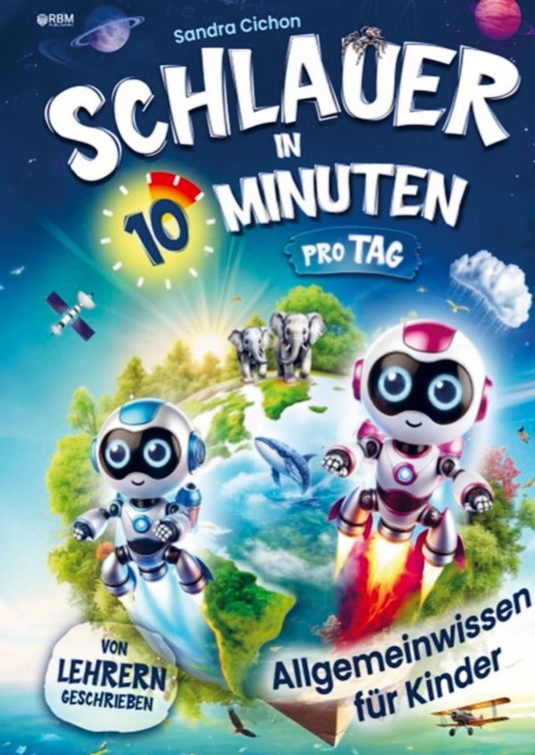 Schlauer in 10 Minuten pro Tag! Allgemeinwissen Mitmachbuch für Kin...