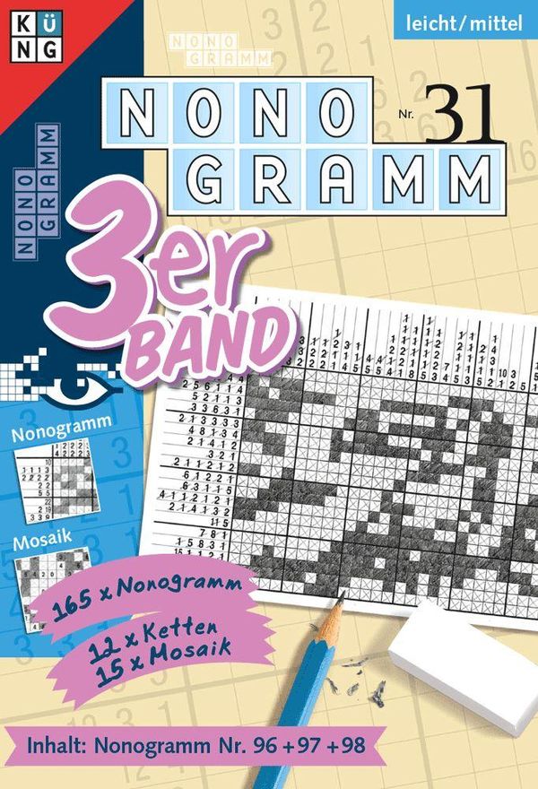 Nonogramm 3er-Band Nr. 31 - Conceptis Puzzles (Buch)