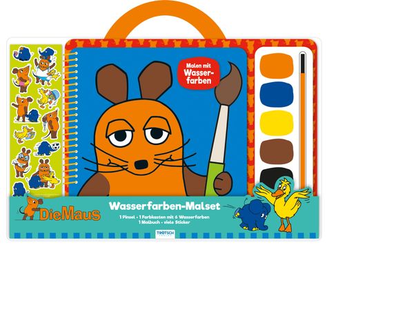Trötsch Die Maus Wasserfarbenmalset (Buch)