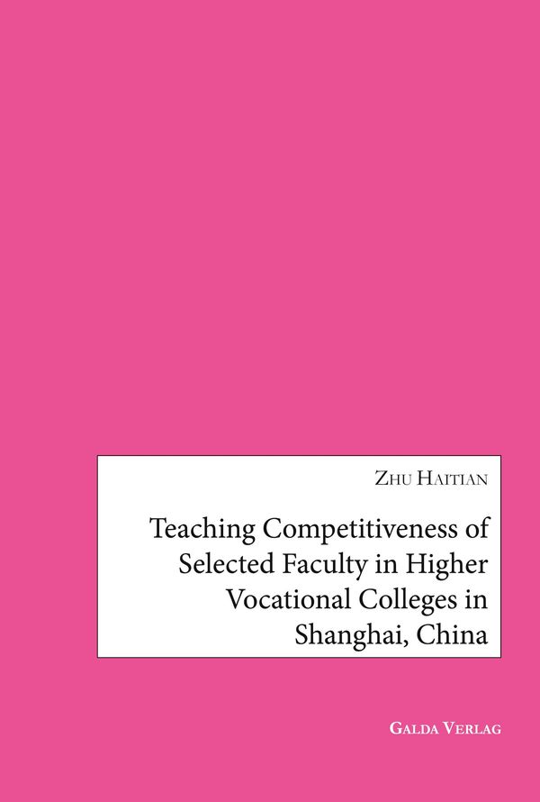 Teaching Competitiveness of selected Faculty in Higher Vocational C...