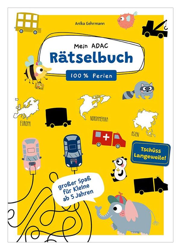 Mein ADAC Rätselbuch - 100% Ferien (Buch)