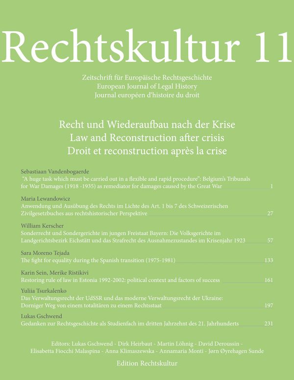 Rechtskultur 11 (Buch)