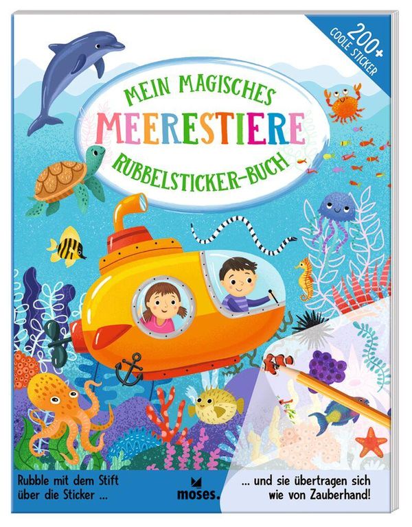 Mein magisches Rubbelsticker-Buch Meerestiere - Amanda Lott (Buch)