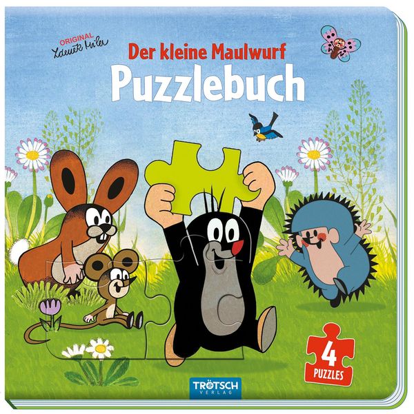Trötsch Der kleine Maulwurf Puzzlebuch mit 4 Puzzle Maulwurf (Buch)