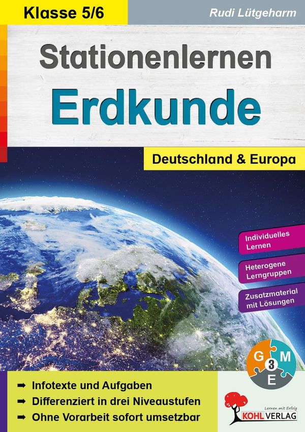 Stationenlernen Erdkunde / Klasse 5-6 - Rudi Lütgeharm (Buch)