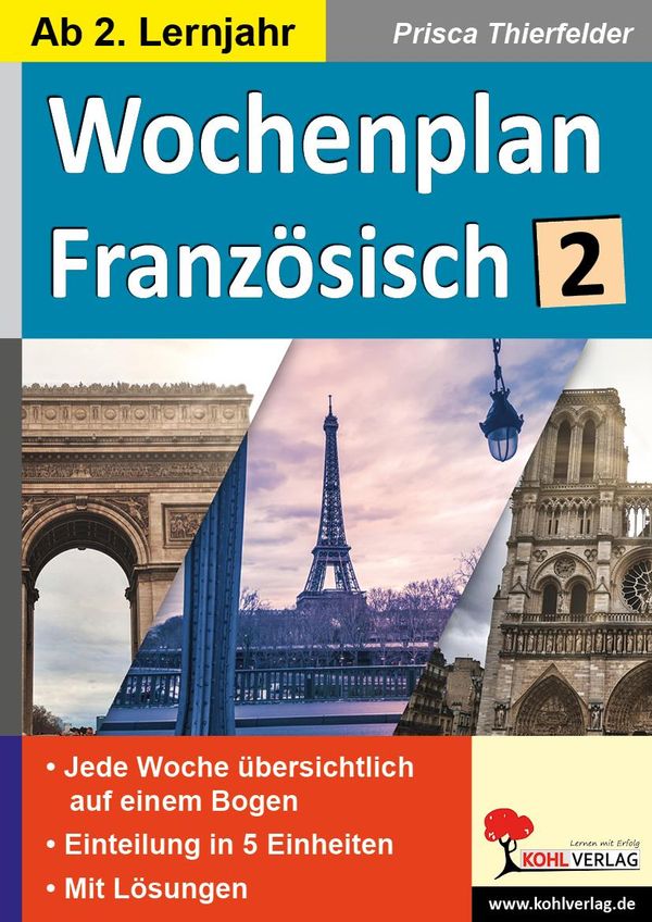 Wochenplan Französisch / ab 2. Lernjahr - Prisca Thierfelder (Buch)