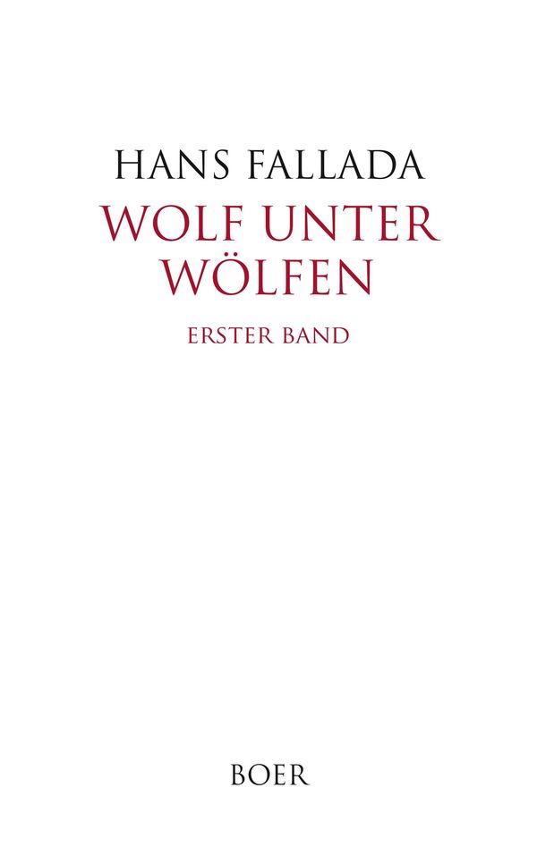 Wolf unter Wölfen Band 1 - Hans Fallada (Buch)