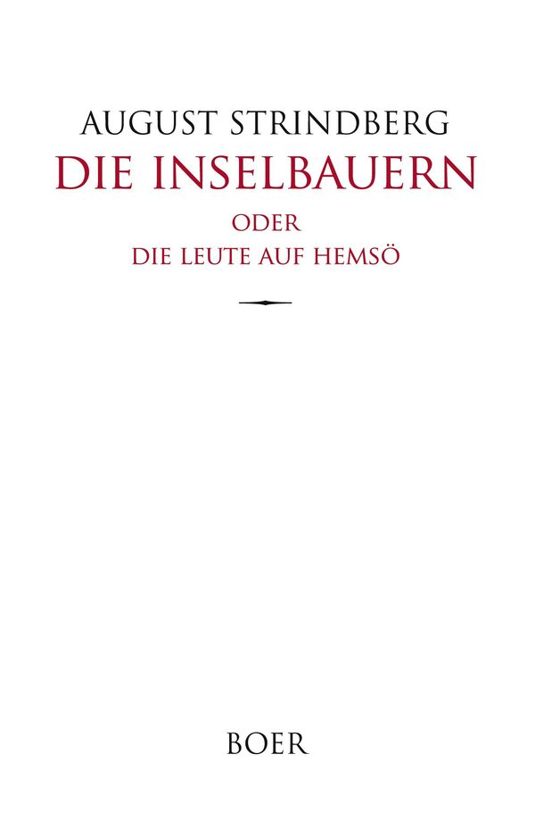 Die Inselbauern - August Strindberg (Buch)