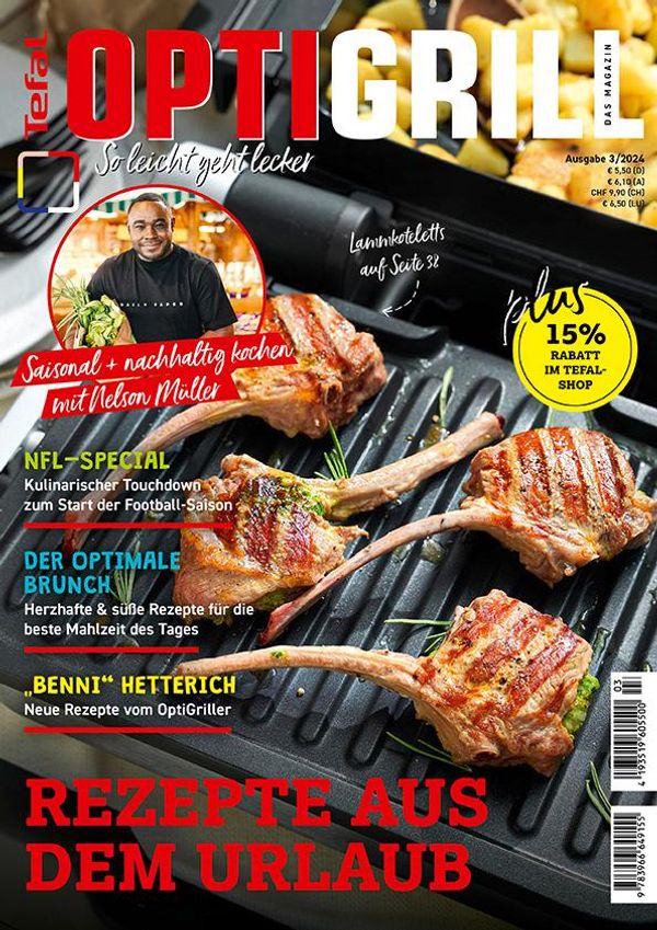 Tefal OptiGrill Magazin: So leicht geht lecker - Rezepte aus dem Ur...