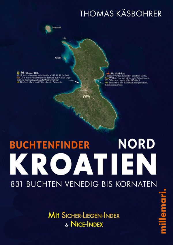 Buchtenfinder Kroatien Nord - Ausgabe 2026 - Thomas Käsbohrer (Buch)